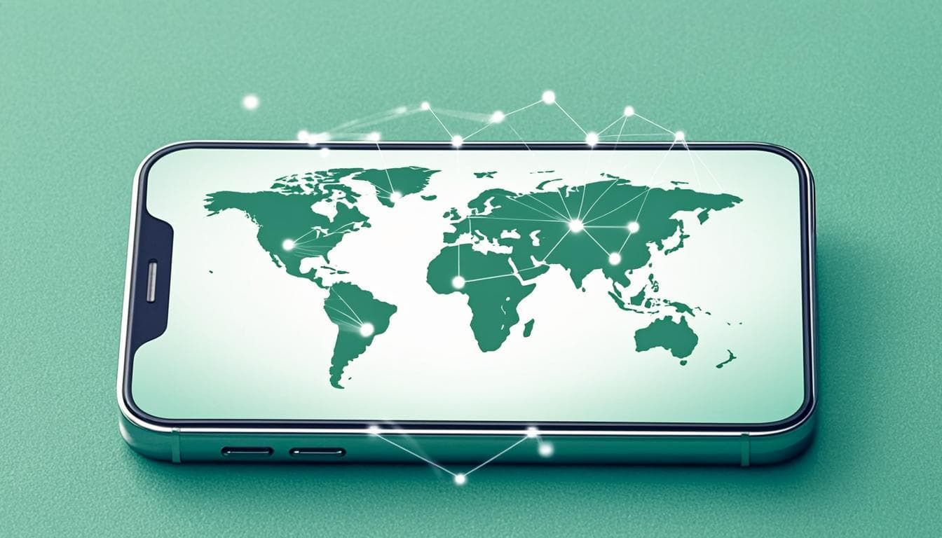 eSIM connectivity illustration